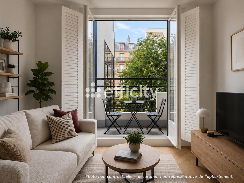 appartement 3 pièces - 40m2 à Paris (75017)
