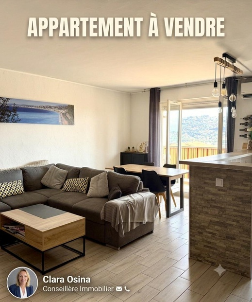 appartement 3 pièces - 64m2 à Saint-Laurent-du-Var (06700)