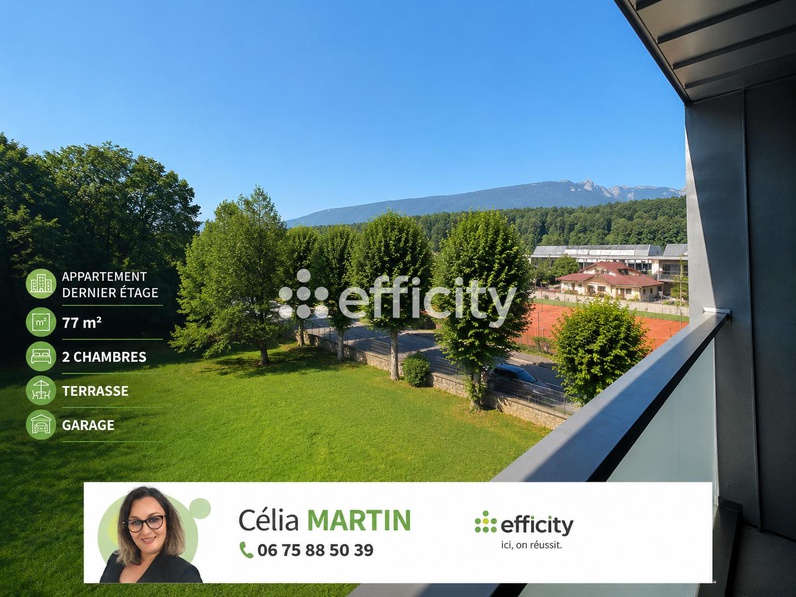 appartement 3 pièces - 77m2 à Aix-les-Bains (73100)