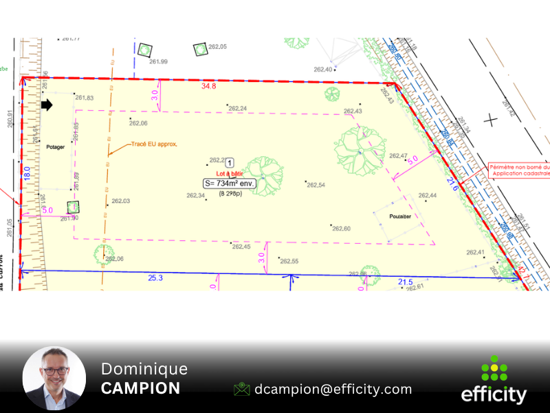 Terrain 150 m² · à Francheleins · 150 m² · 125 000 €