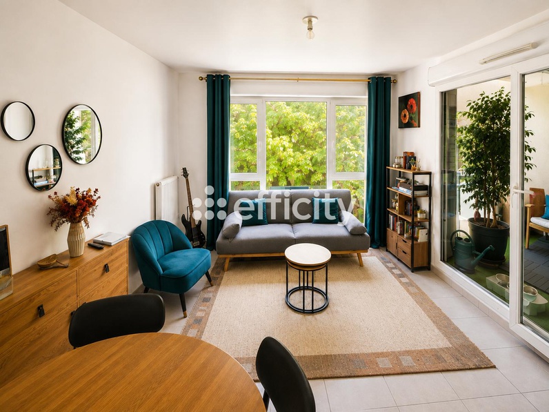 appartement 2 pièces - 38m2 à Villeurbanne (69100)