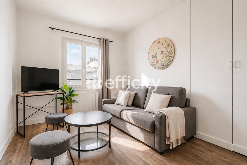 appartement 1 pièces - 23m2 à Paris (75018)