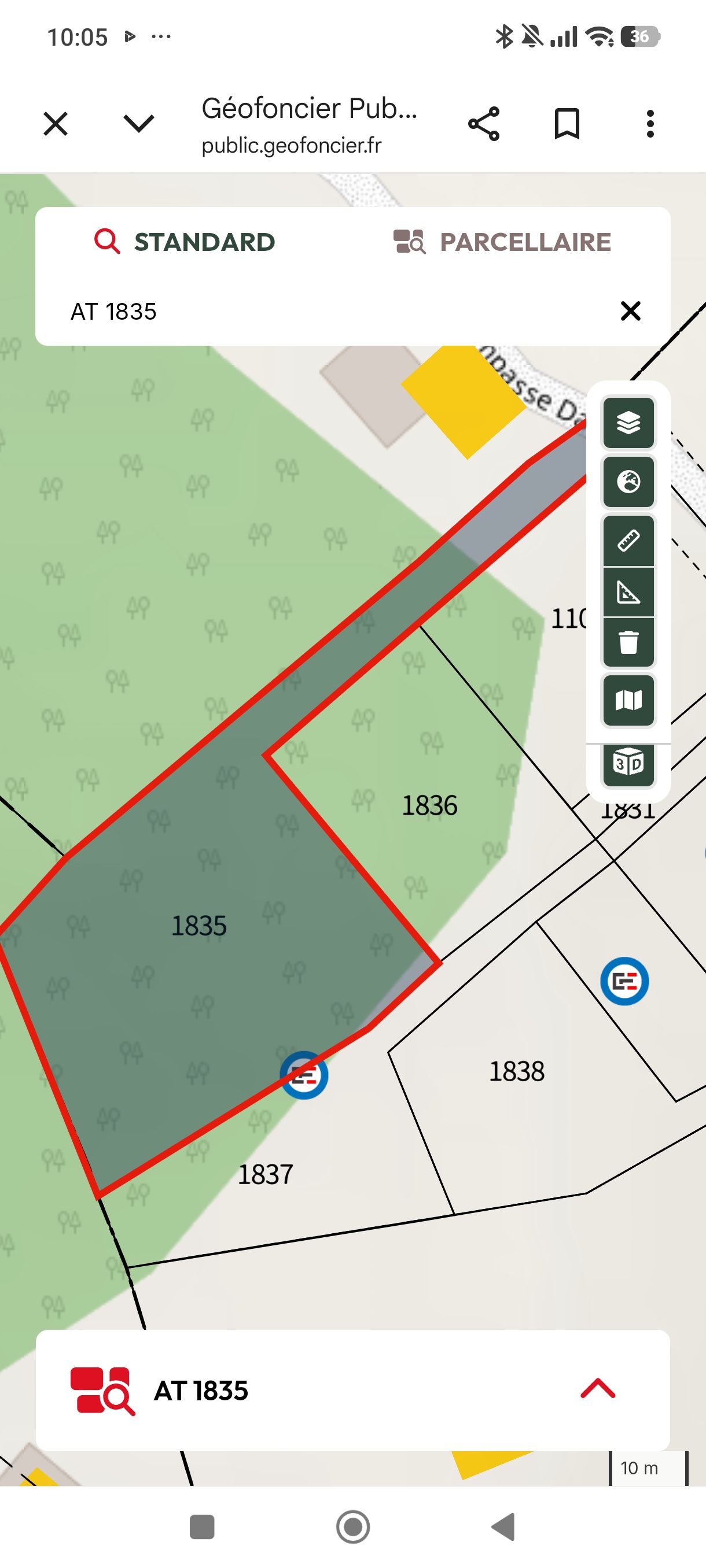 Terrain - 2000 m² · à Sainte-Anne · 260 000 €