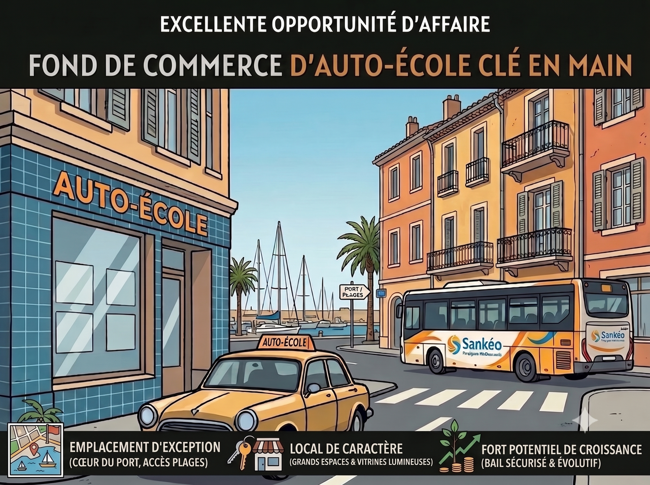 fonds-de-commerce  - 43,0m2 à Canet-en-Roussillon (66140)