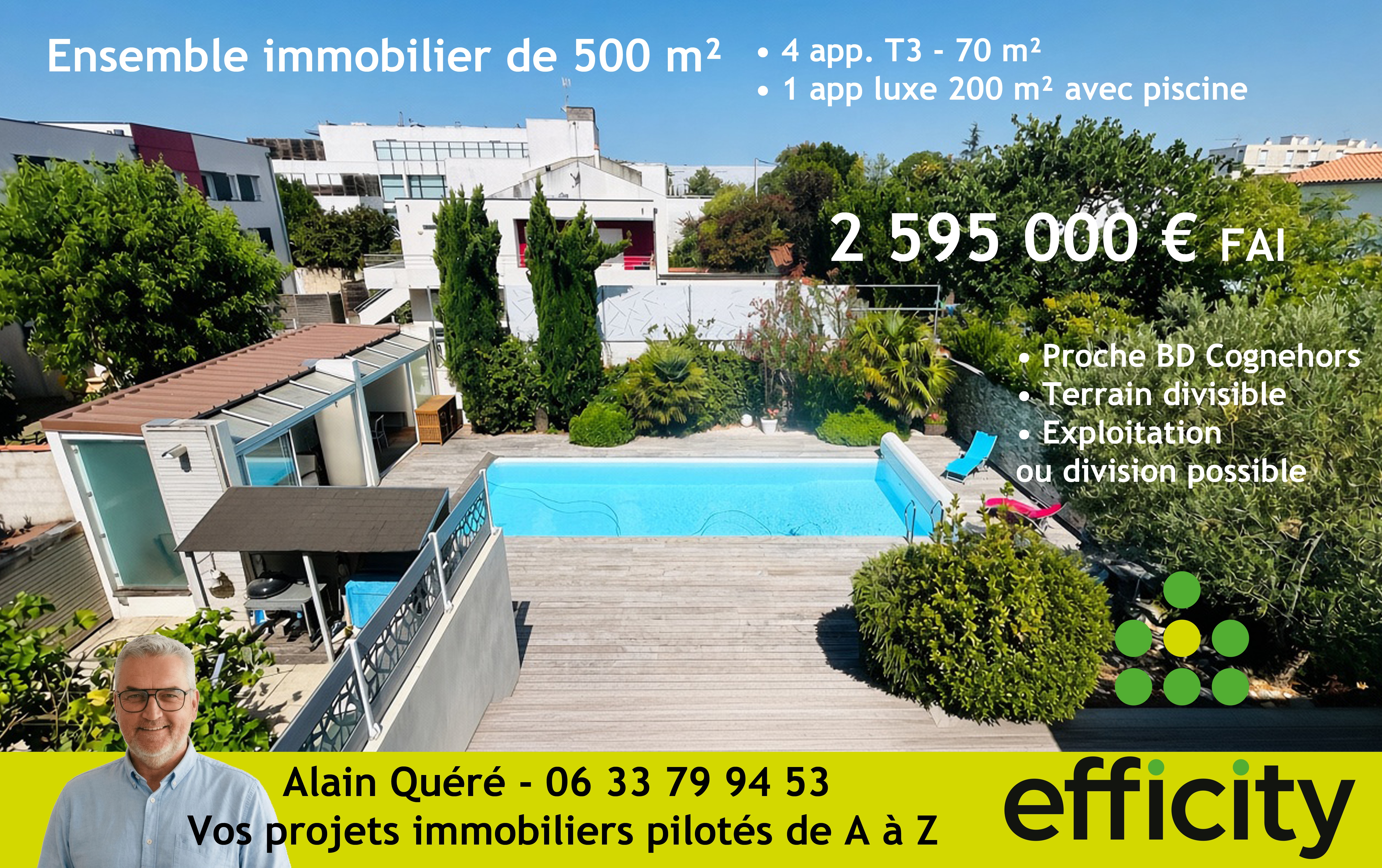 Immeuble 18 pièces 500 m² · à La Rochelle · 500 m² · 2 595 000 €