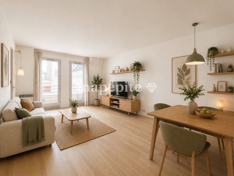 appartement 2 pièces - 49m2 à Paris (75018)