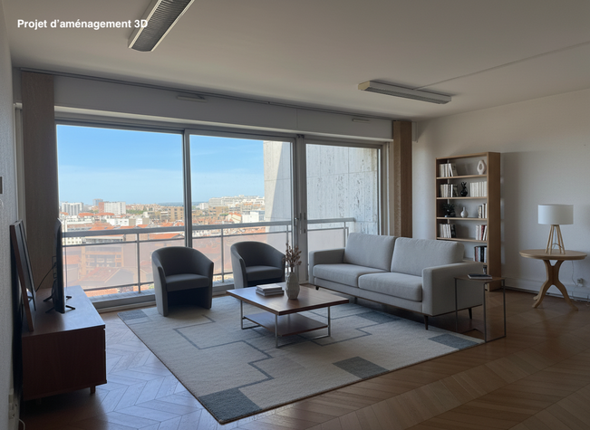 appartement 6 pièces - 125m2 à Toulouse (31000)