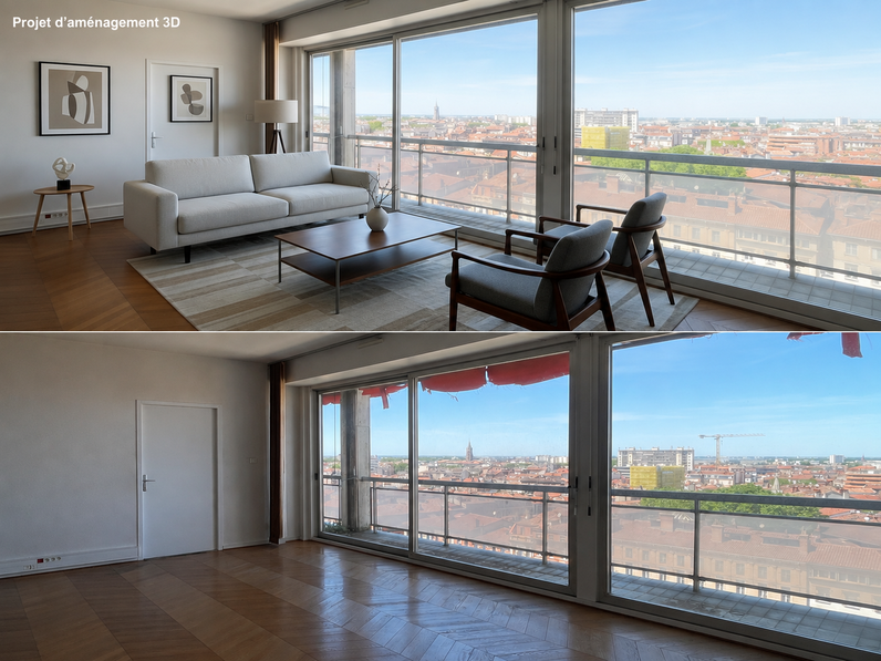 appartement 6 pièces - 125m2 à Toulouse (31000)