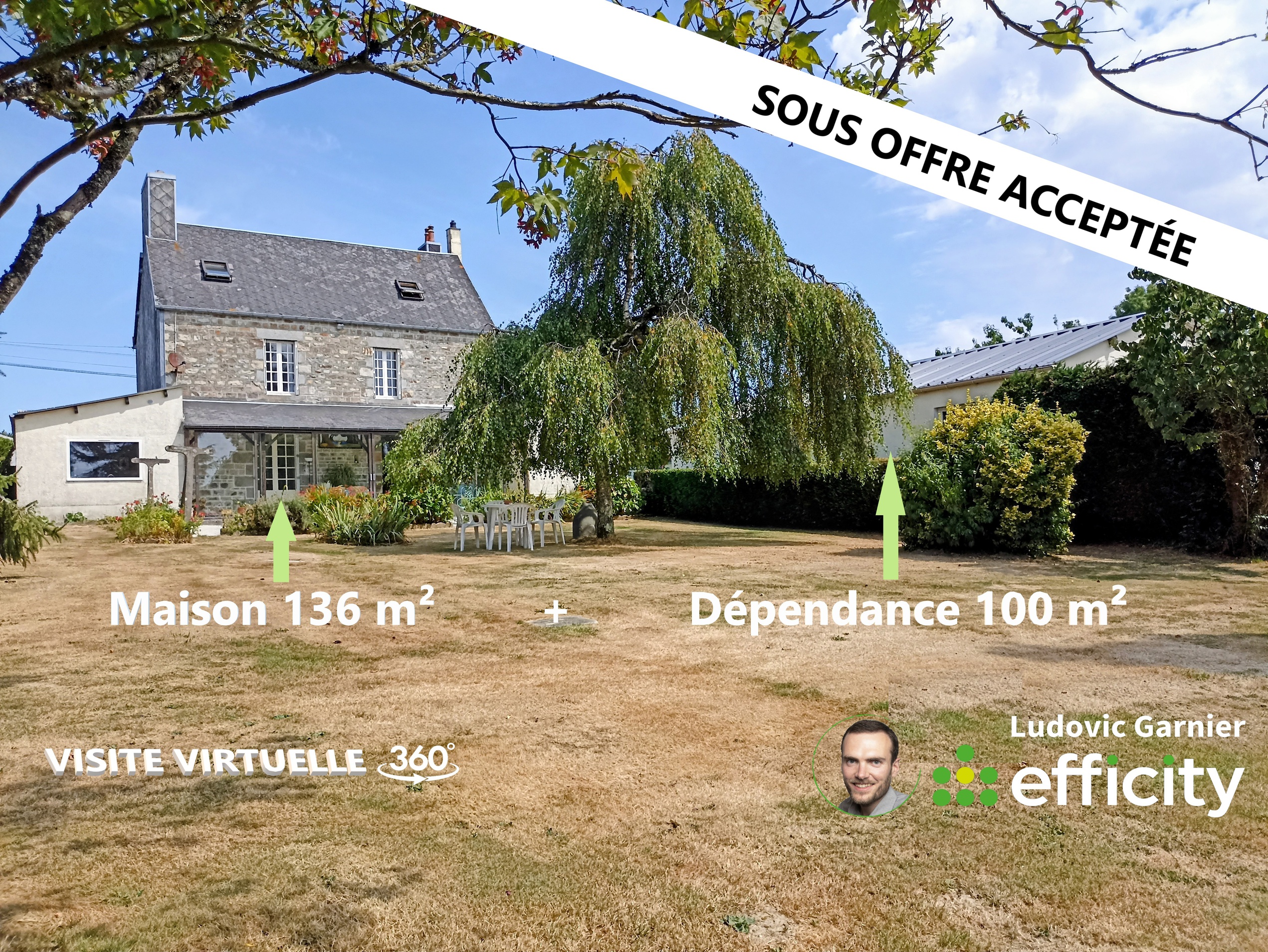 maison 6 pièces - 136m2 à Saint-Clément-Rancoudray (50140)
