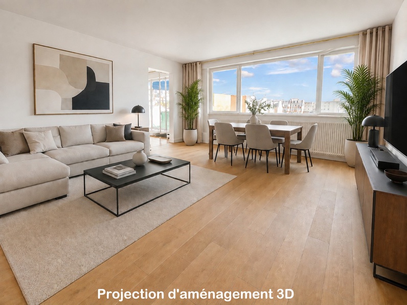 appartement 2 pièces - 60m2 à Paris (75016)
