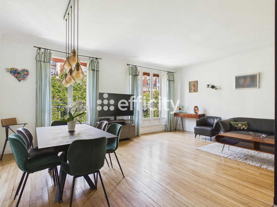 appartement 3 pièces - 74m2 à Paris (75016)