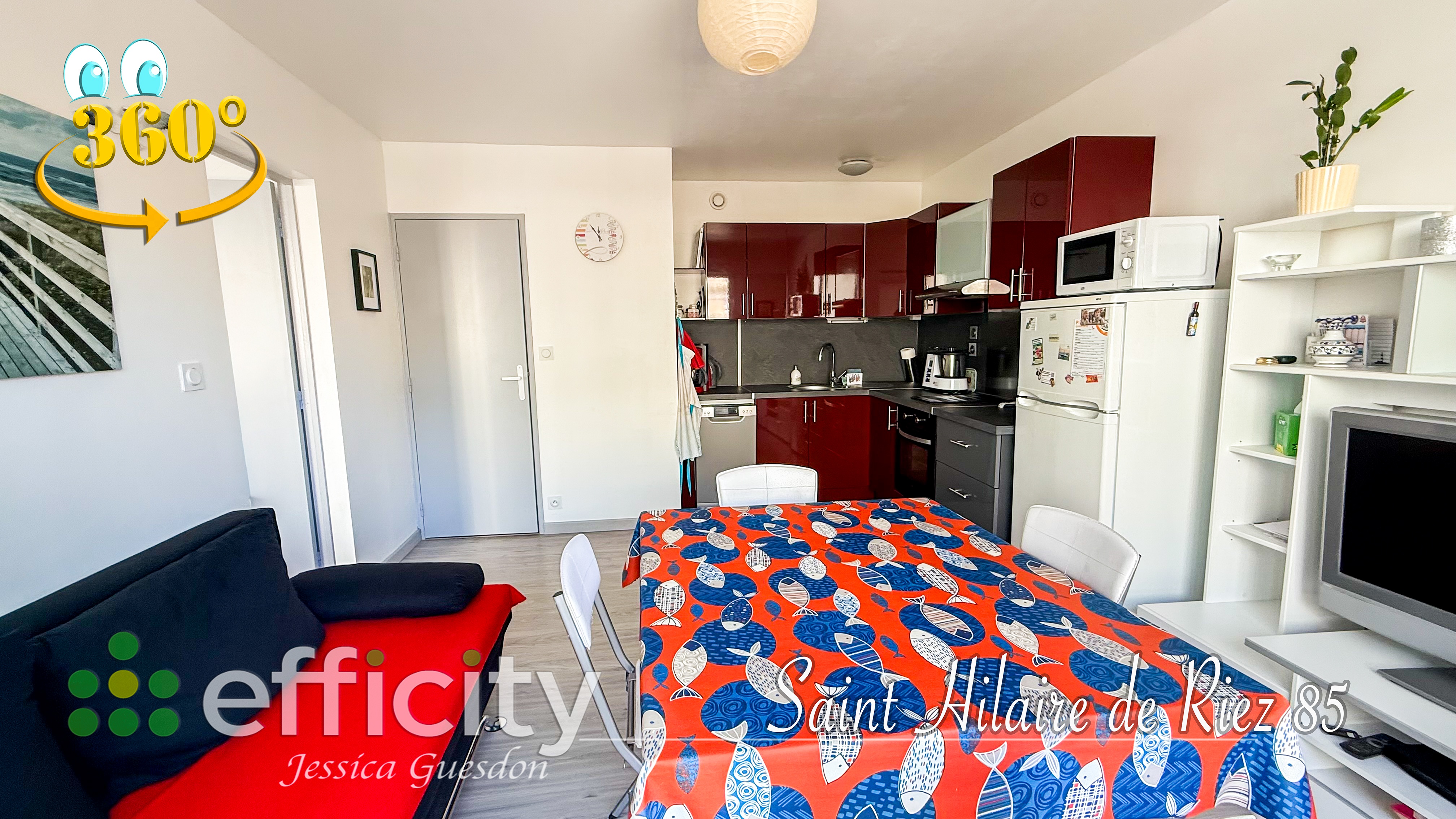 Appartement 2 pièces 40 m² · à Saint-Hilaire-de-Riez · 40 m² · 132 500 €