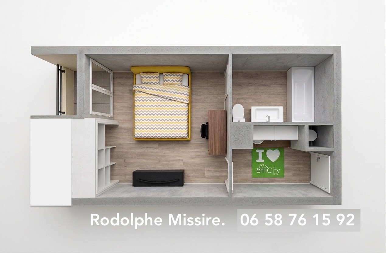 Appartement 1 pièce 21 m² · à Niort · 21 m² · 69 000 €