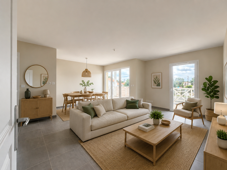 appartement 3 pièces - 60m2 à Lanton (33138)