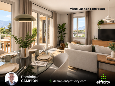 appartement 3 pièces - 64m2 à Échirolles (38130)
