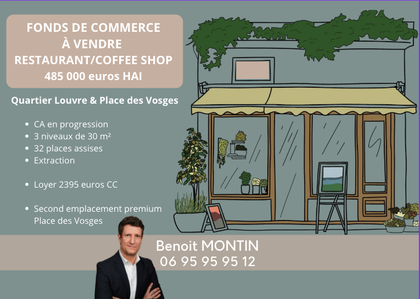 fonds de commerce  - 90m2 à Paris (75001)