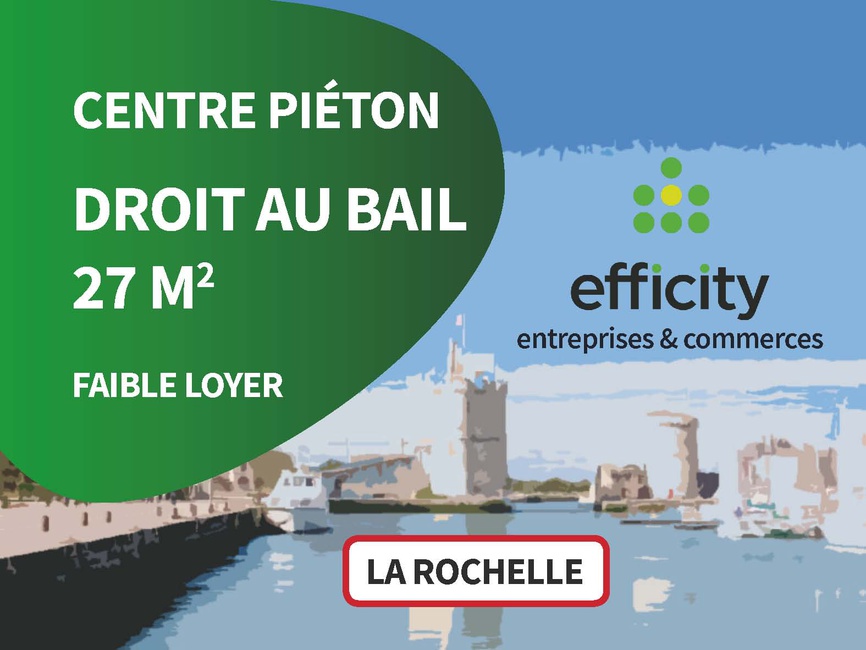 fonds de commerce  - 27m2 à La Rochelle (17000)