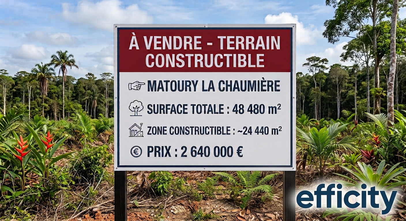 Terrain - 24440 m² · à Matoury · 2 640 000 €