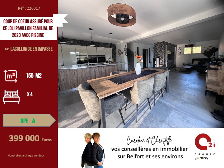 Maison 6 pièces 155 m² · à Lacollonge · 155 m² · 399 000 €