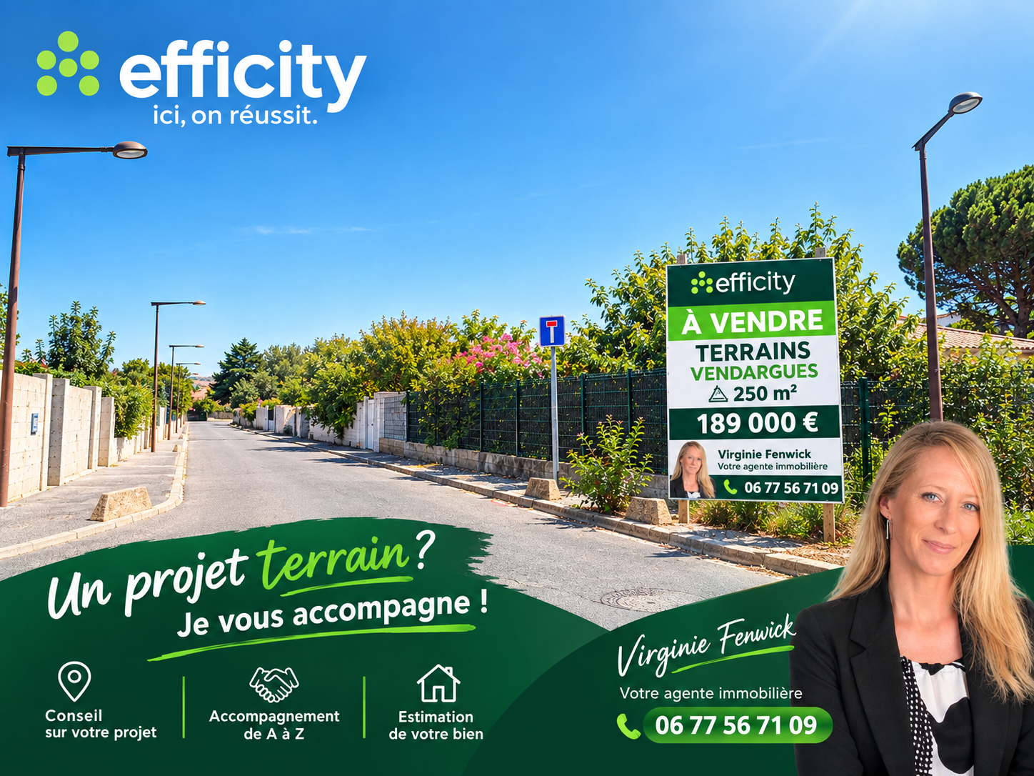 Terrain - 250 m² · à Vendargues · 189 000 €
