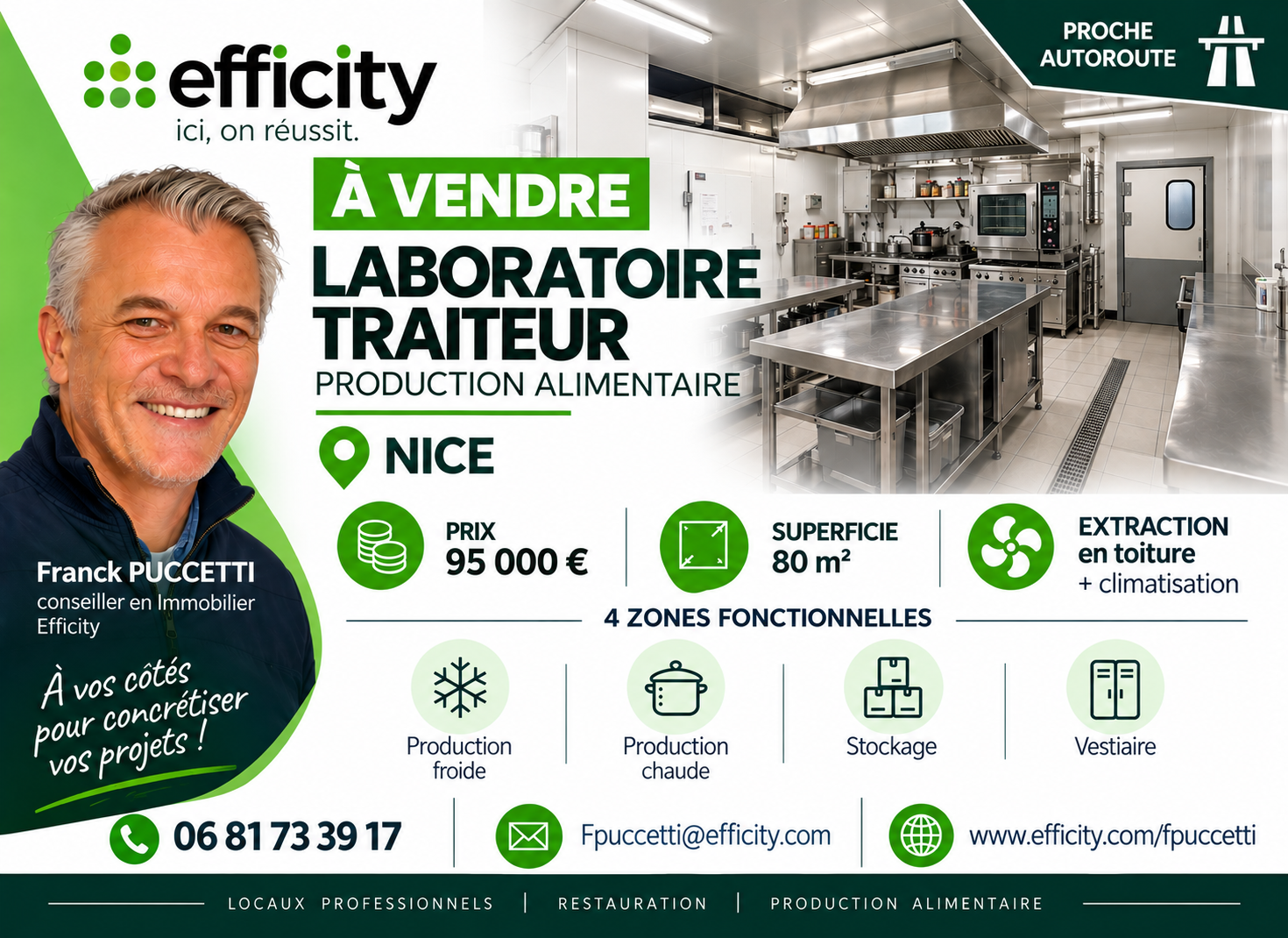 Fonds De Commerce - 80 m² · à Nice · 80 m² · 95 000 €