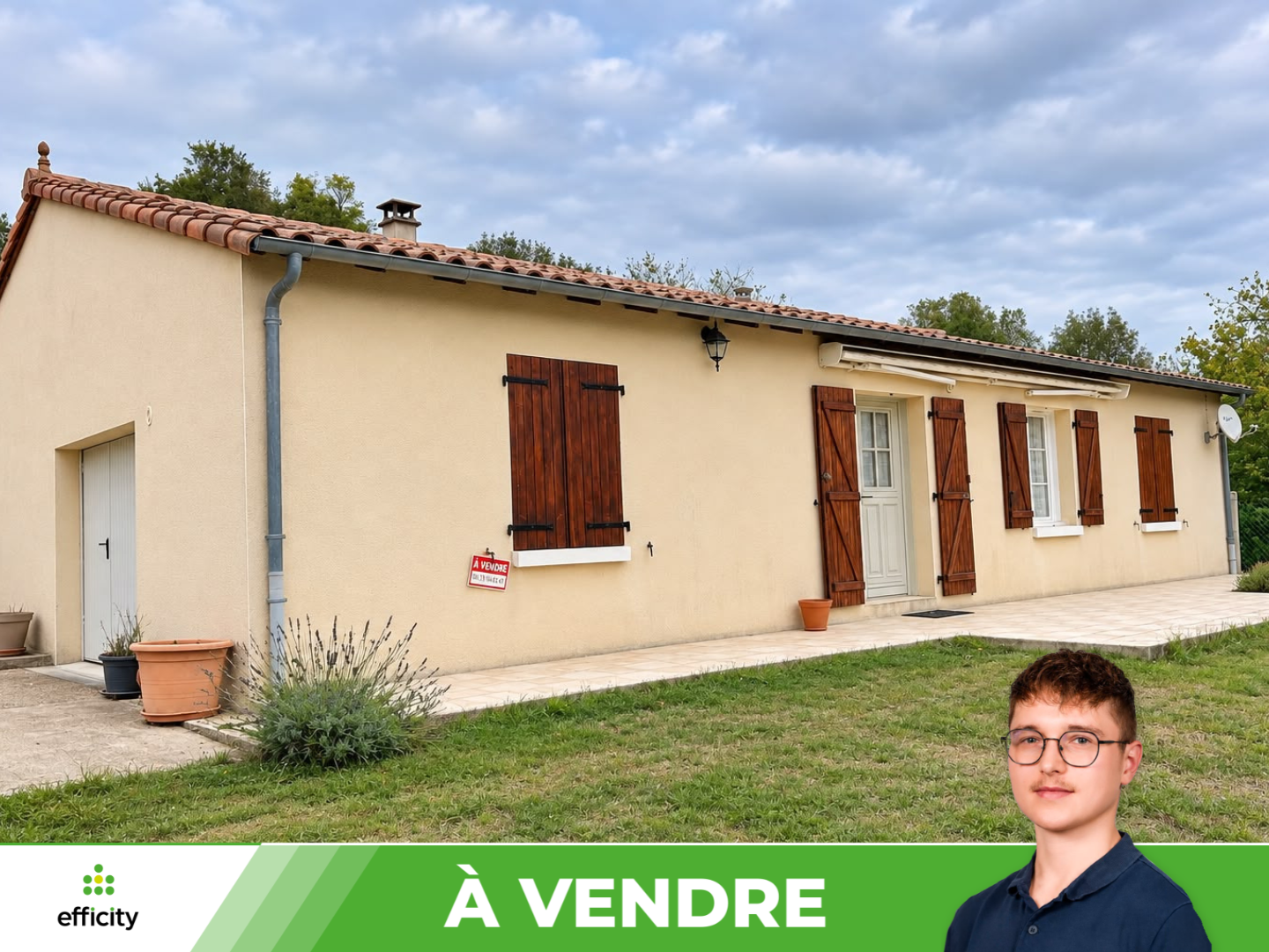 Maison 3 pièces 89 m² · à Alloue · 89 m² · 134 000 €