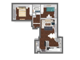 appartement 3 pièces - 57m2 à Villeurbanne (69100)